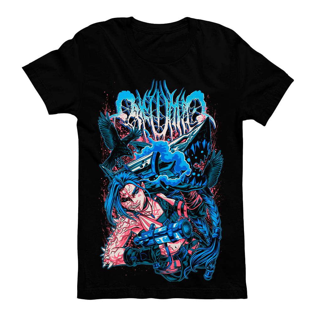 Polera Manga Corta - Jinx poseida