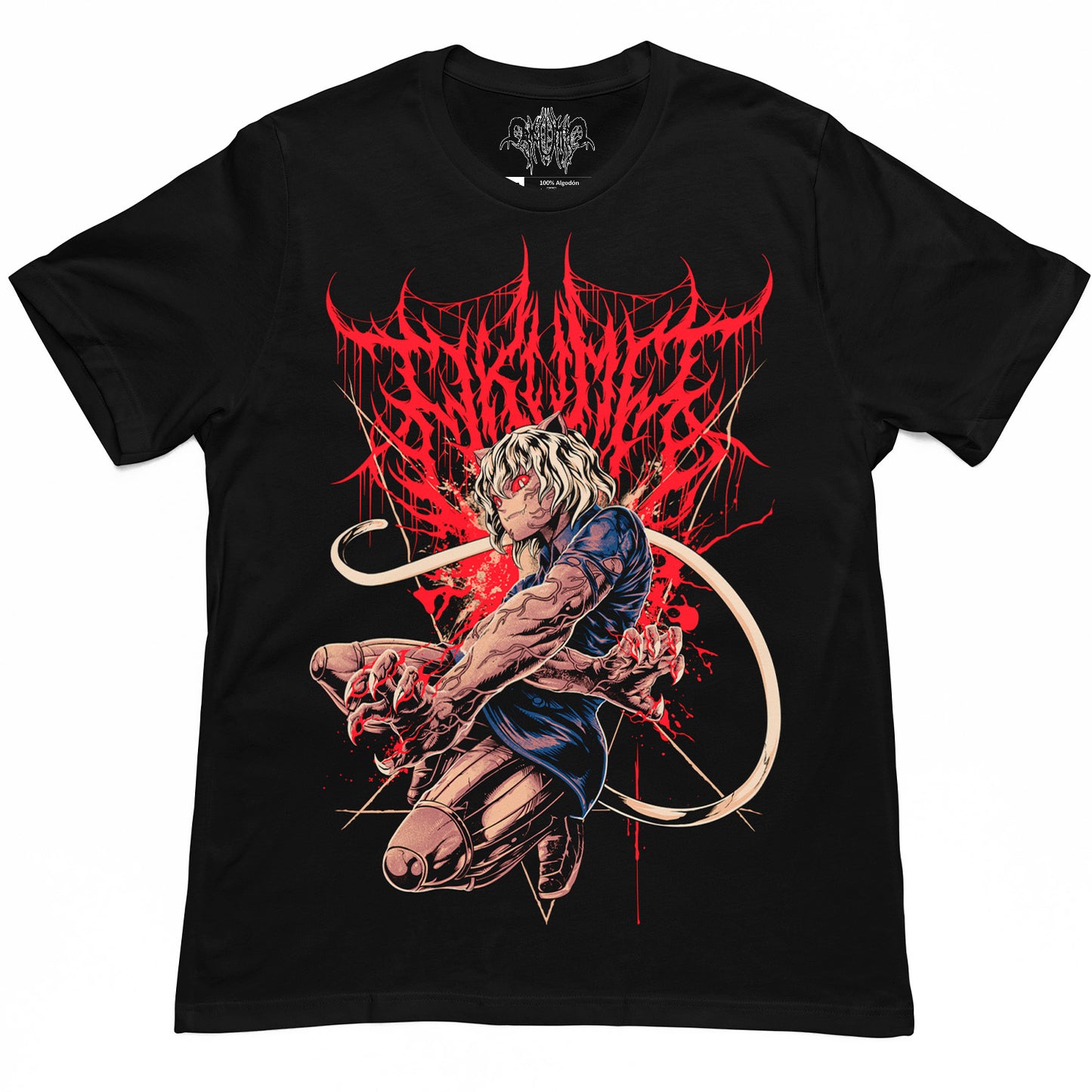 Polera Manga Corta - Neferpitou Aura Letal PREVENTA